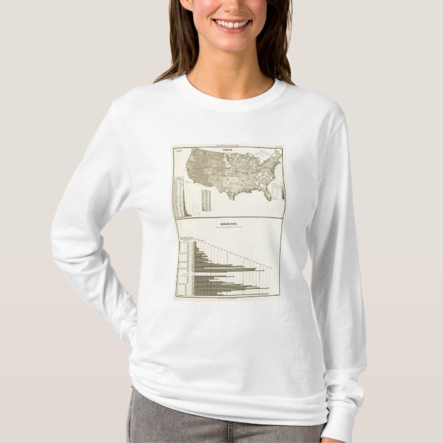 Camiseta Imigração francesa (Frente)