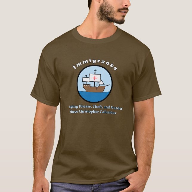 Camiseta Imigrantes: (Frente)