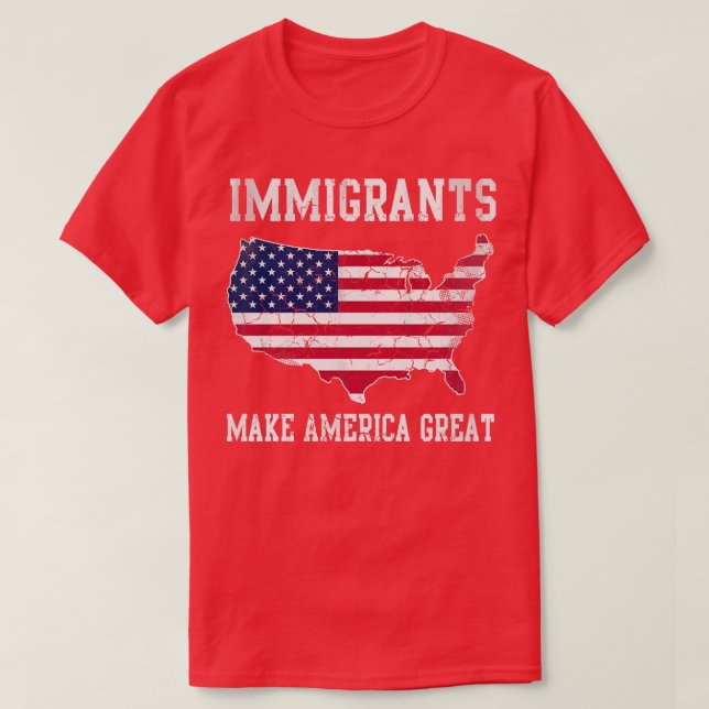 Camiseta Imigrantes Excelente (Frente do Design)