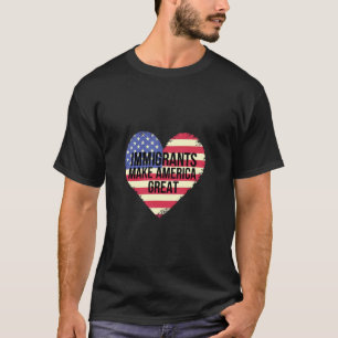 Camiseta Imigrantes Tornam a América Grande