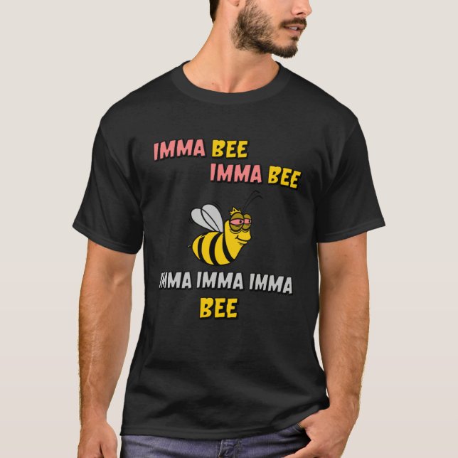 Camiseta Imma Bee Rockin  Music Song  For Boys And Girls (Frente)