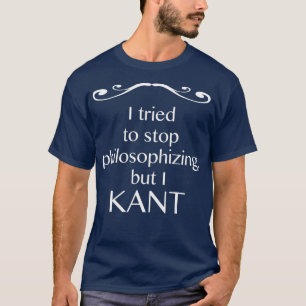 Camiseta Immanuel Kant Filosofia Citação Eu ofereço a id