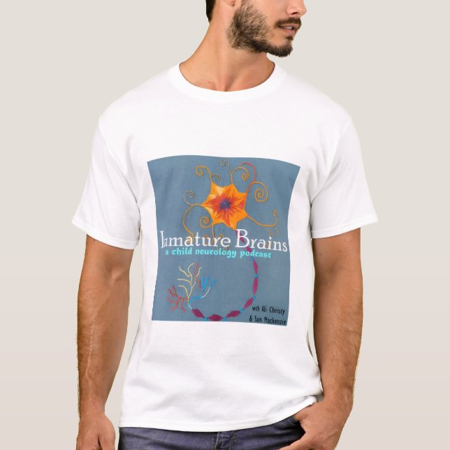 Camiseta Immature Brains: A Child Neurology Podcast T shirt (Frente)