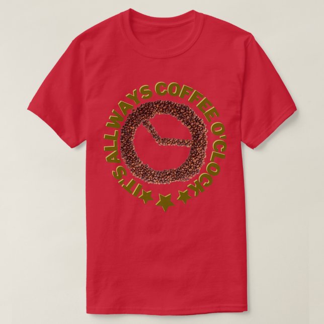 Camiseta Immer Zeit para Kaffee Bohnen Espresso (Frente do Design)