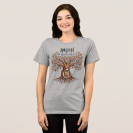 Camiseta Immi A Raiz da Minha Alma Tributo à Mãe