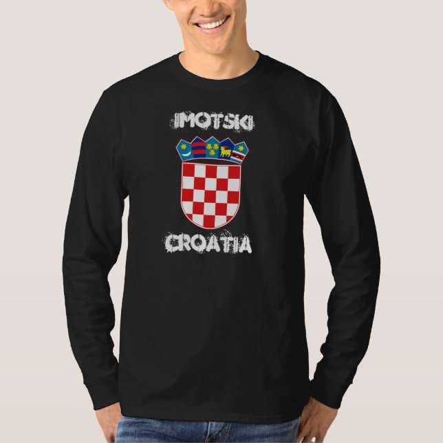 Camiseta Imotski, Croácia com casaco de armas (Frente)