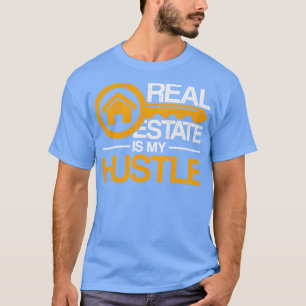 Camiseta Imóveis É Meu Agente Imobiliário Engraçado Hustle