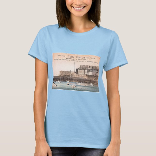 Camiseta Imóveis históricos, França (Frente)