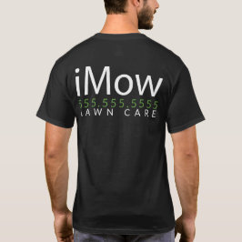 Camiseta iMow. Cuidado do gramado. Ajardinando Merch