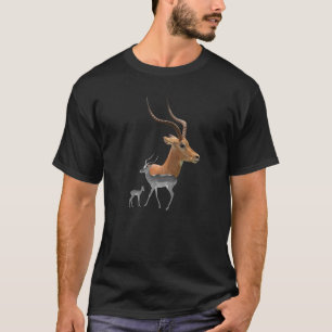 Camiseta Impala Sobre Safari No Quênia, África