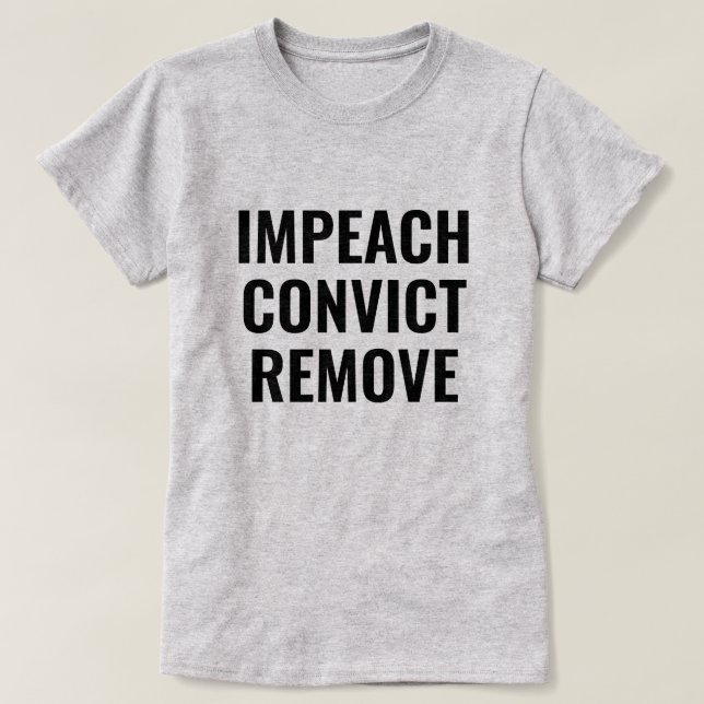 CAMISETA IMPEACH CONDENAR REMOVER (Frente do Design)