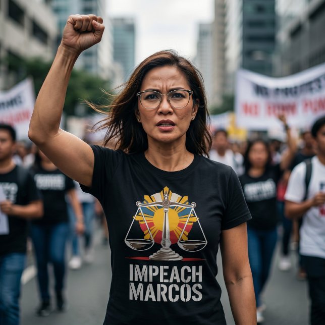 Camiseta Impeachment de Marcos Protesto contra Corrupção Fi (Criador carregado)