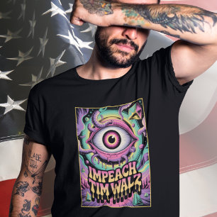 Camiseta Impeachment de Tim Walz Centro de Aprendizado de Q