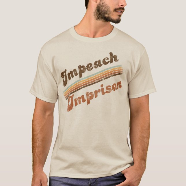 Camiseta 'Impeachment do Homem | Encarcerar' (Frente)