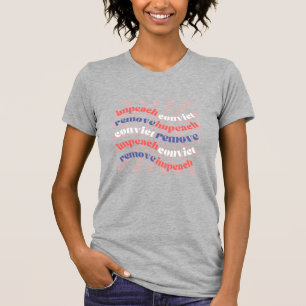 Camiseta impeachment retro h cinza
