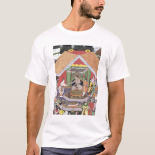 Camiseta Imperador Akbar (r.1556-1605) entertained por seu