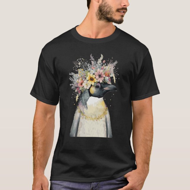 Camiseta Imperador Cinto Pinguim Flor Flor B (Frente)