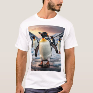 Camiseta Imperador Penguin Vintage Foto