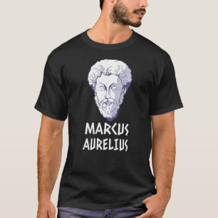 Camiseta Imperador Romano Antiquado Filósofo Verdade Marcus