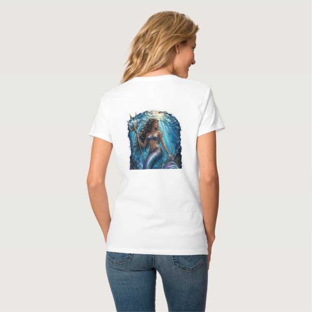 Camiseta Imperatriz do Mar Profundo (Parte Traseira Completa)