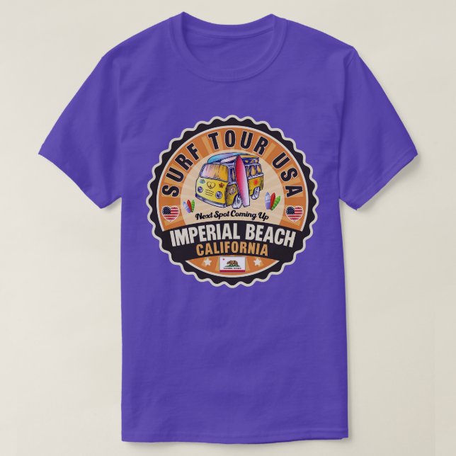 Camiseta Imperial Beach California 2 (Frente do Design)