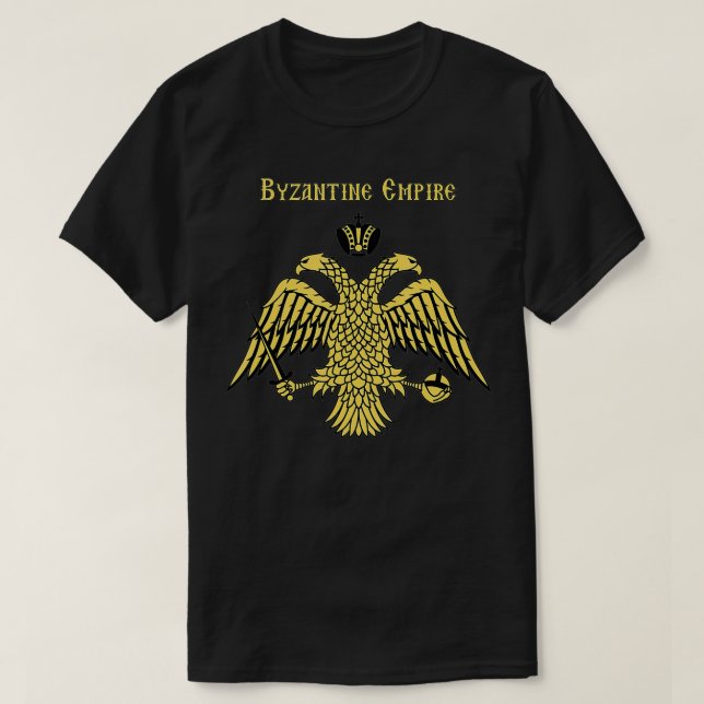 Camiseta Império Bizantino Eagle Constantinopl de Dupla Cab (Frente do Design)