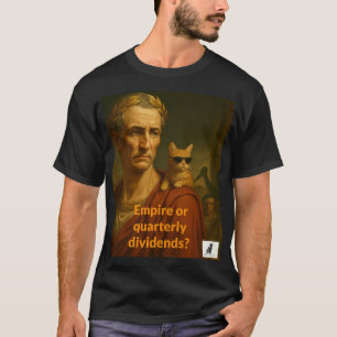 Camiseta Império de César ou Dividendos Trimestrais?