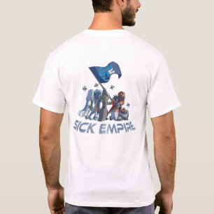 Camiseta Império doente - T 1 da bandeira do destino (cor