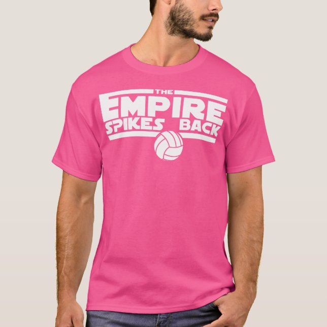 Camiseta Império Engraçado Coloca Equipe de Voleibol em Jog (Frente)