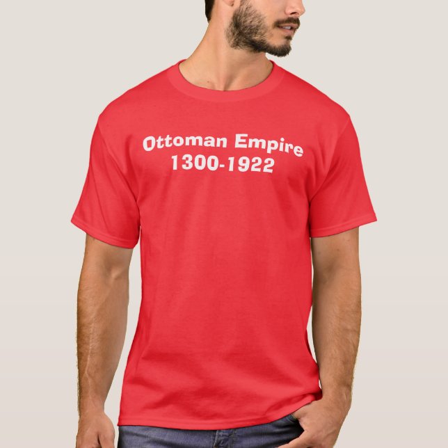Camiseta Império otomano 1300-1922 (Frente)