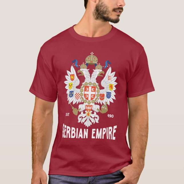 Camiseta Império Sérvio (Frente)