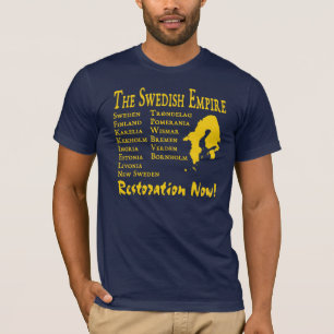 Camiseta Império sueco (império de Svenska)