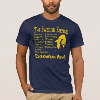 Camiseta Império sueco (império de Svenska)