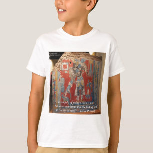 Camiseta Império Tolteca Gráfico & Provérbio Famoso