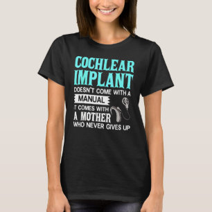 Camiseta Implante Cochlear Sensibilização para Deficientes 