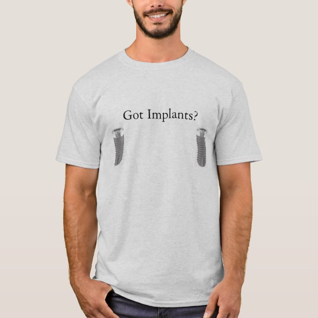 Camiseta Implantes obtidos? (Frente)