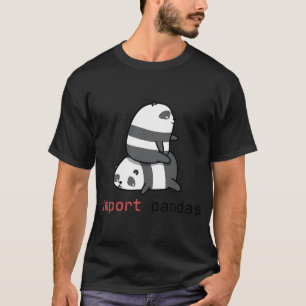 Camiseta Importar Pandas