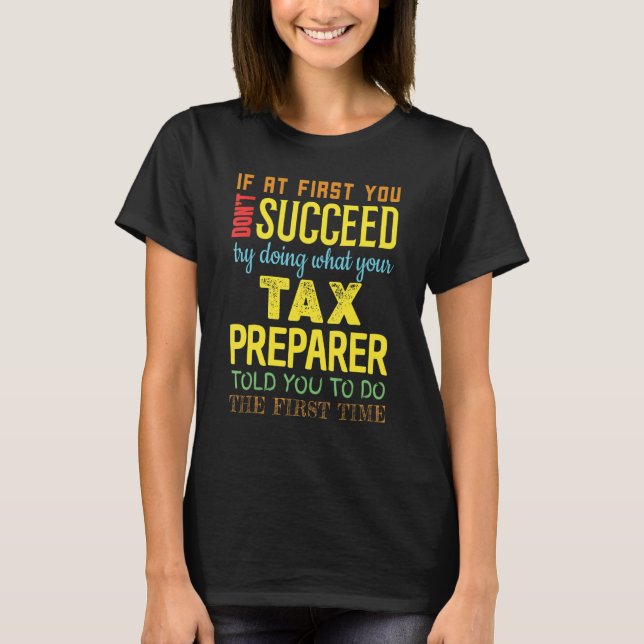 Camiseta Imposto de Amortização de Presente do Preparador d (Frente)