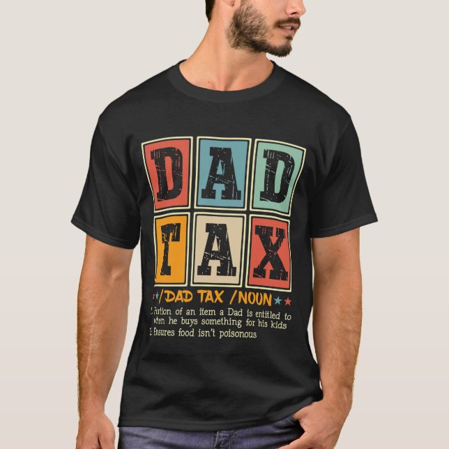 Camiseta Imposto de Pai Engraçado (Frente)