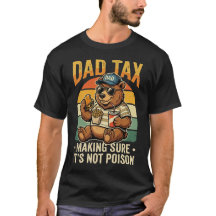 Imposto do Papai Urso Engraçado Design de Humor do