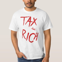 Camiseta Imposto sobre o COA Declaração de Moda Política T-