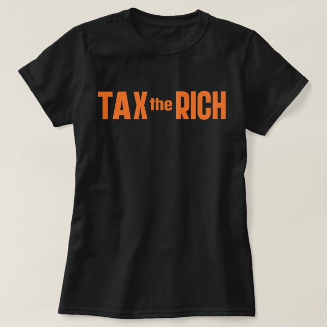 Camiseta Imposto Sobre Os Ricos (Frente do Design)