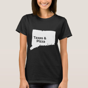 Camiseta Impostos de Connecticut & Connecticut Zza