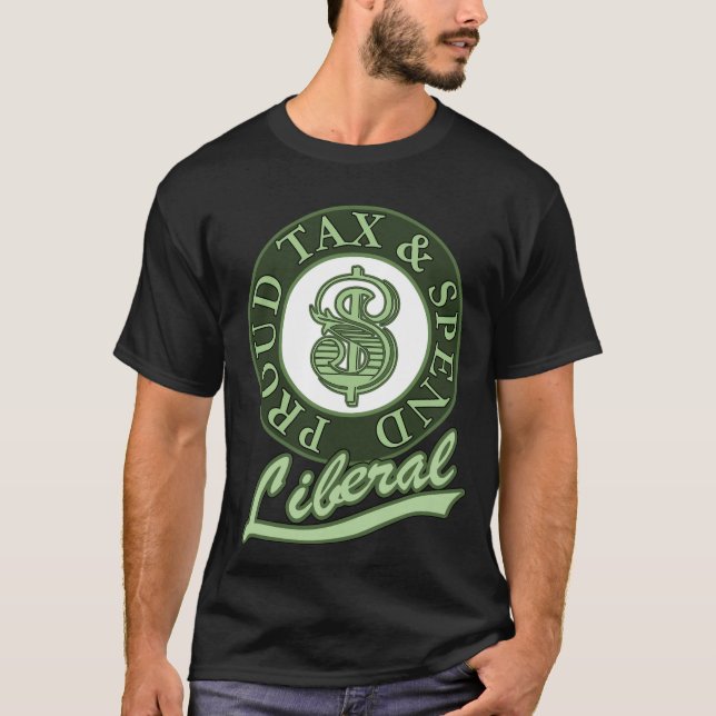 Camiseta Impostos Orgulhosos e Liberal (Frente)
