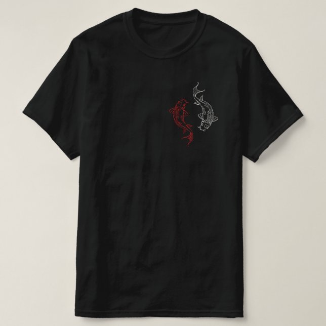camiseta impressa yin e yang (Frente do Design)