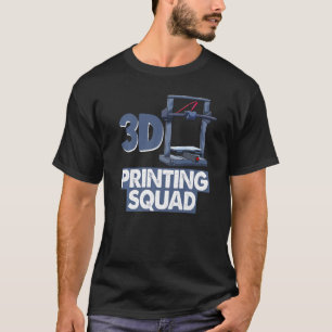 Camiseta Impressão 3D Mulheres Esquadrão com Impressão 3D A