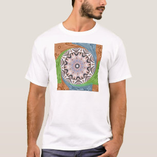 Camiseta Impressão Africano Whirl Art