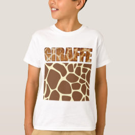 Camiseta Impressão Animal do felpudo Express® Giraffe