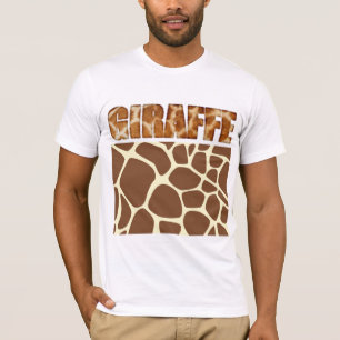 Camiseta Impressão Animal do felpudo Express® Giraffe