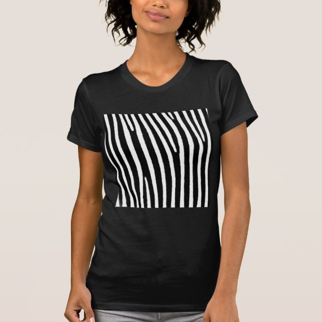 Camiseta Impressão animal zebra (Frente)